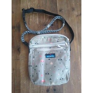 Kavu Canvas Aztec Geometric Adjustable Crossbody Bag Travel Nature Vegan Outdoor